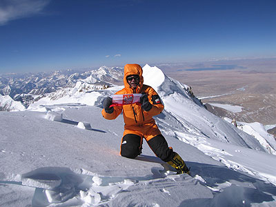 Piotr Morawski na Shisha Pangma – I zimowe wejście, 2005 rok