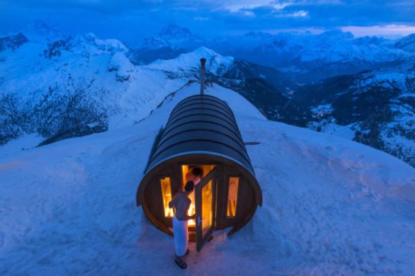 Stefano Zardini / National Geographic Traveler Photo Contest, Sauna in the Sky