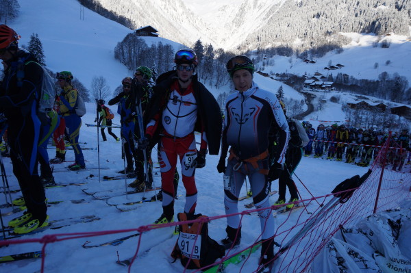 Karol Karpierz (TKN Tatra Team) i Piotr Krygowski (Polar Sport Team) na Pierra Menta