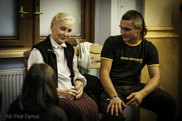 Rozmowy o górach między Anną Milewską i Arturem Małkiem (fot. Piotr Dymus)