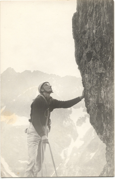 Wspinaczka w Tatrach (ok. 1964) (fot. M. i J. Kiełkowscy)