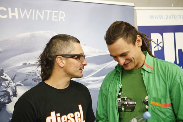 KFG 2013, panel dyskusyjny dotyczący wyprawy na Broad Peak i himalaizmu zimowego - Artur Małek i Adam Bielecki (fot. Wojciech Lembryk/KFG)