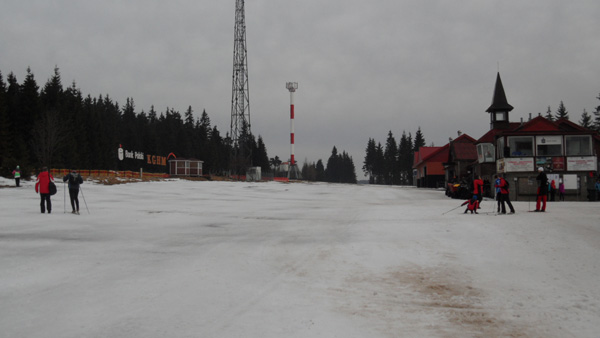 Śniegu na Polanie Jakuszyckiej jest coraz mniej… Nowy termin SNS-a zostanie podany jeszcze w tym tygodniu (fot. Stacja Jakuszyce)