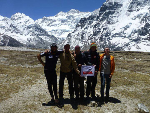 Uczestnicy wyprawy Kangchenjunga North Face Expedition 2014 (fot. arch. Denis Urubko)