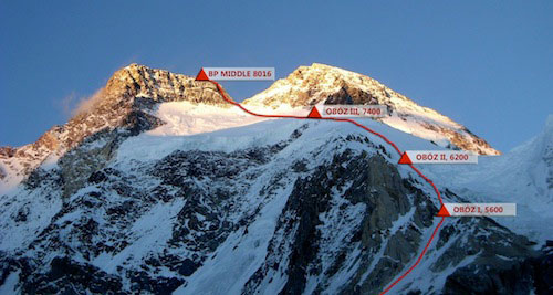 Broad Peak Middle (fot. Polski Himalaizm Zimowy)