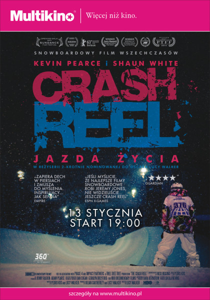The Crash Reel-jazda życia 13 stycznia tylko w Multikinie_Plakat