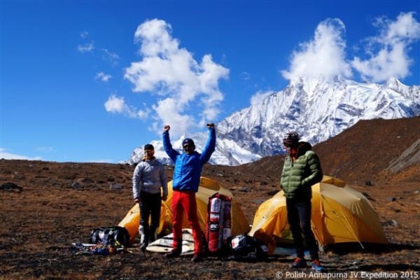 Zespół Polish Annapurna IV Expedition 2015 