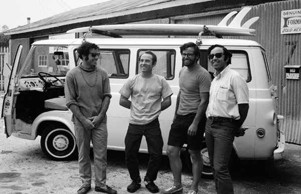 Douglas Tompkins, Yvon Chouinard, Dick Dorworth oraz Lito Tejada-Flores w 1968 roku (fot. Patagonia)