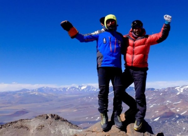 Alex Txikon i Daniele Nardi na Incahuasi (6638 m)