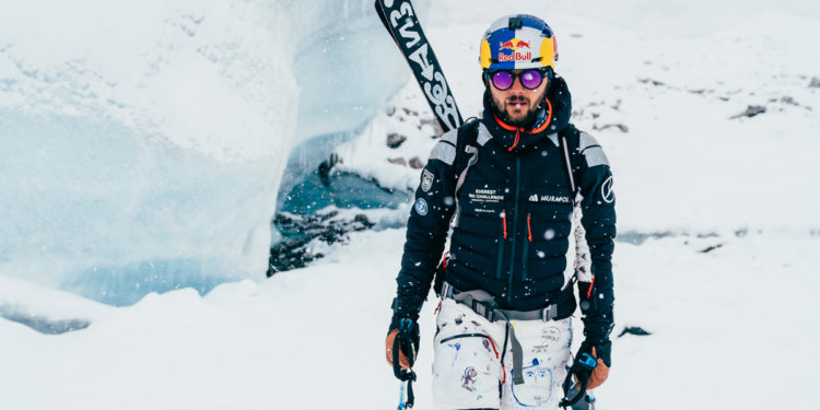 Andrzej Bargiel pod Everestem (fot. Marek Ogień)