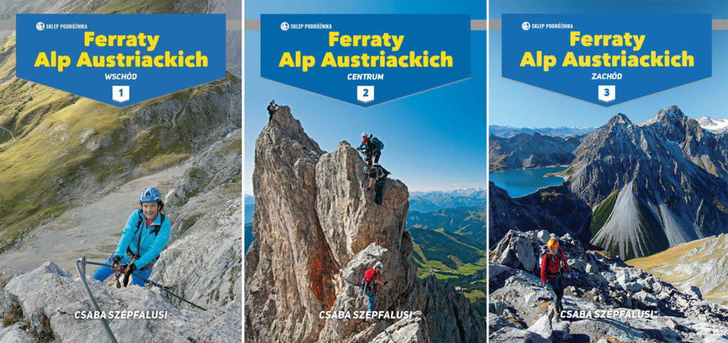 „Ferraty Alp Austriackich”, komplet tomów 1-3, Csaba Szépfalusi