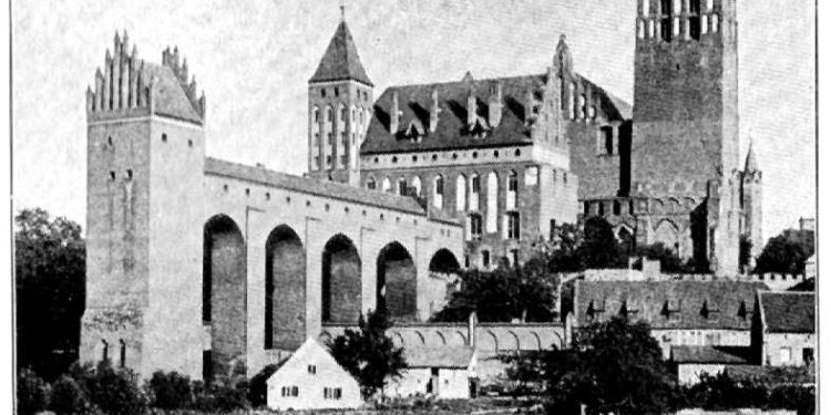 Zamek w Kwidzynie (fot. Dr. Paul Herre. published by "Quelle & Meyer", Leipzig 1912 / commons.wikimedia.org)
